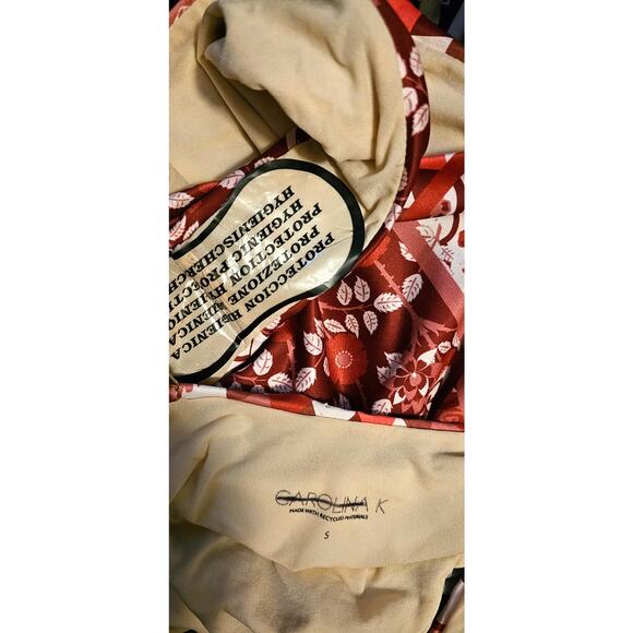 New Free People x Carolina K Marieta Floral One-Piece Swimsuit $285 SMALL - Picture 5 of 6